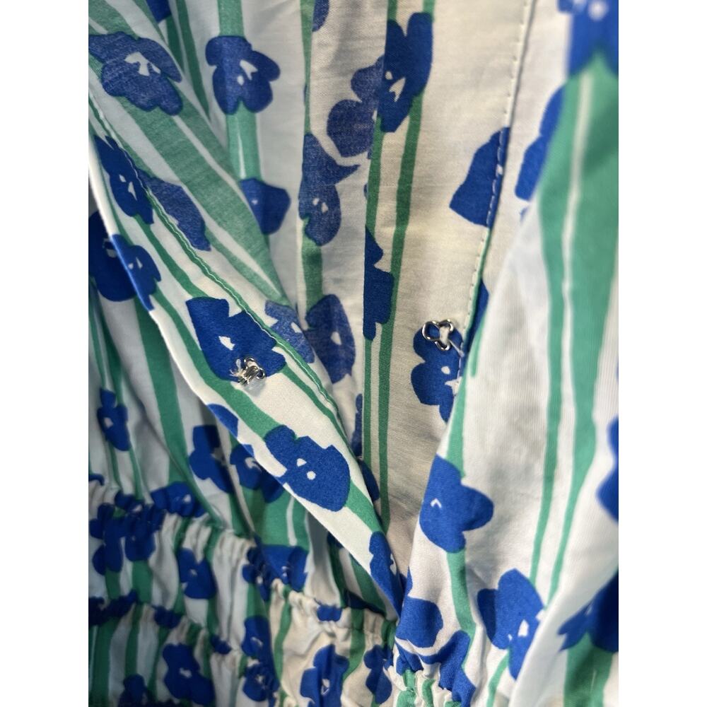 Anthropologie The Sommerset Maxi Dress Size Small Floral Green Blue - Picture 9 of 10